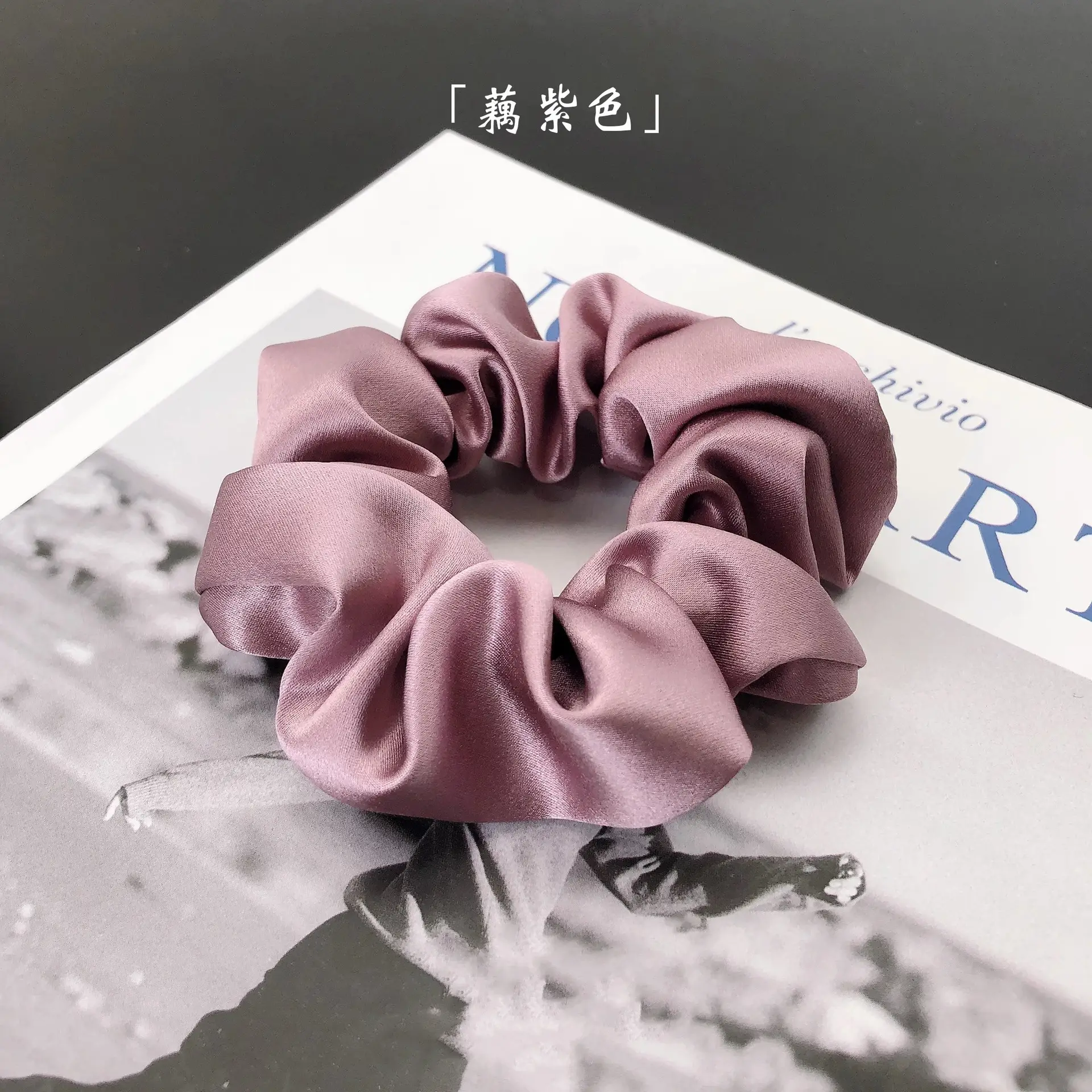 22mm Silk Glossy Hair Tie for Women