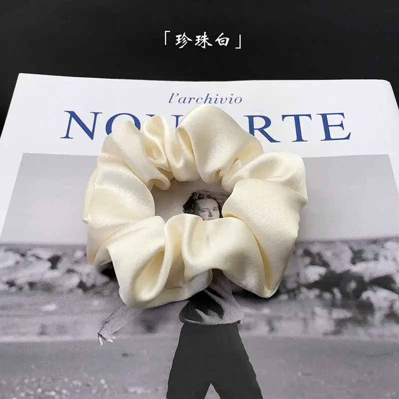 22mm Silk Glossy Hair Tie for Women