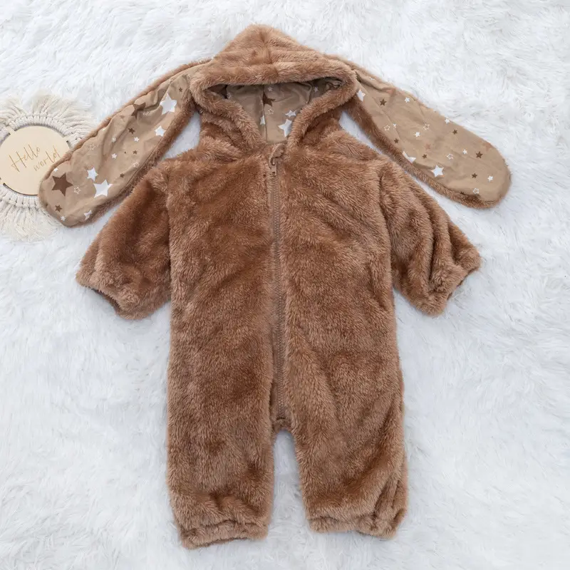 New Ins Baby Plush Hoodie for Men Women White — feature 10