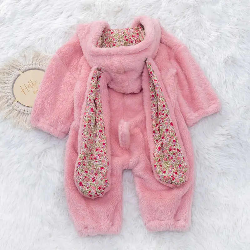 New Ins Baby Plush Hoodie for Men Women White — feature 11