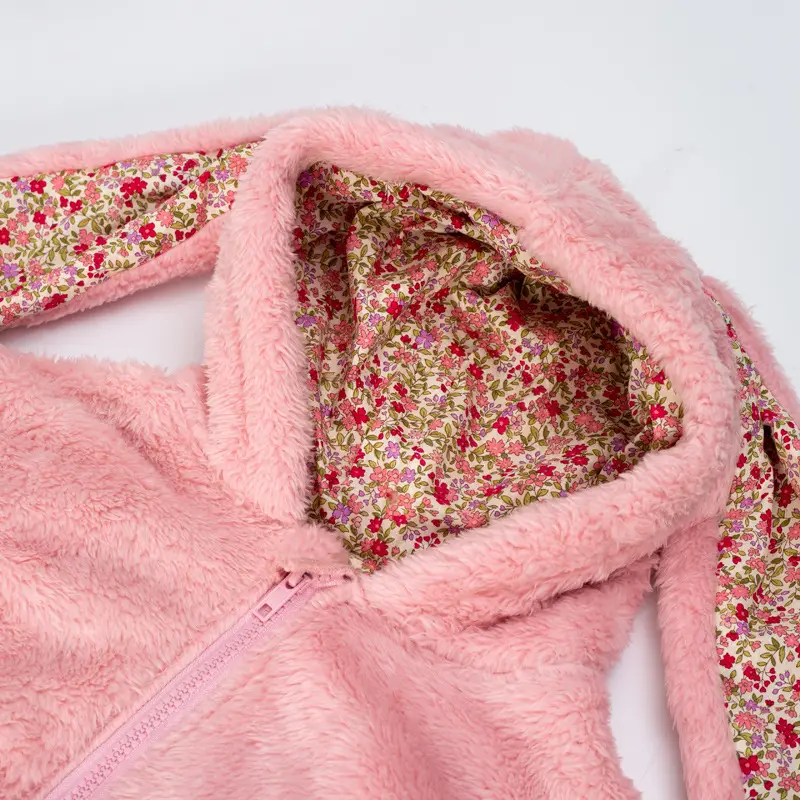 New Ins Baby Plush Hoodie for Men Women White — feature 17