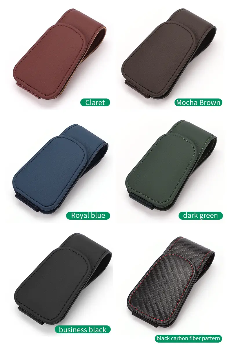 Multifunctional Glasses Clip Storage Mocha Brown — feature 16