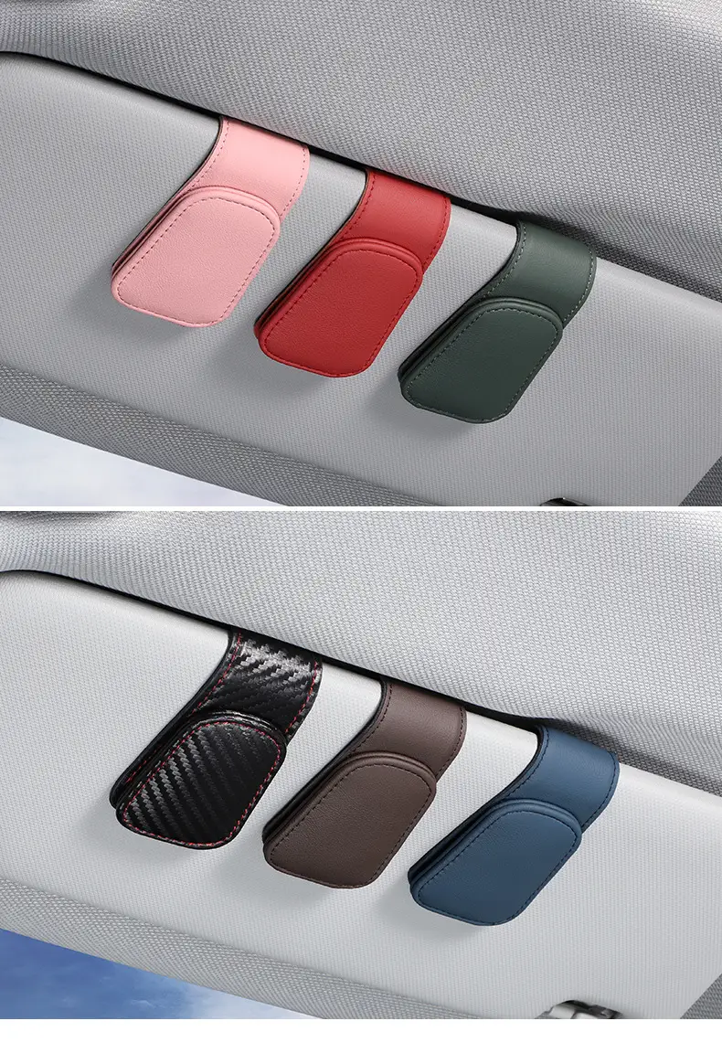 Multifunctional Glasses Clip Storage Mocha Brown — feature 19