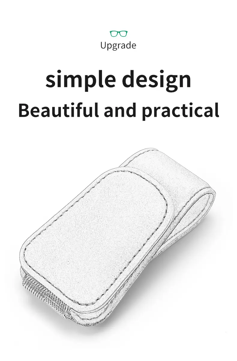 Multifunctional Glasses Clip Storage Mocha Brown — feature 6