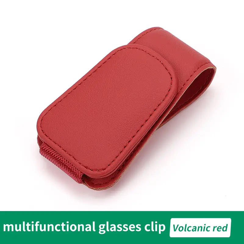 Multifunctional Glasses Clip Storage Mocha Brown