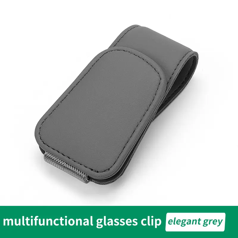 Multifunctional Glasses Clip Storage Mocha Brown