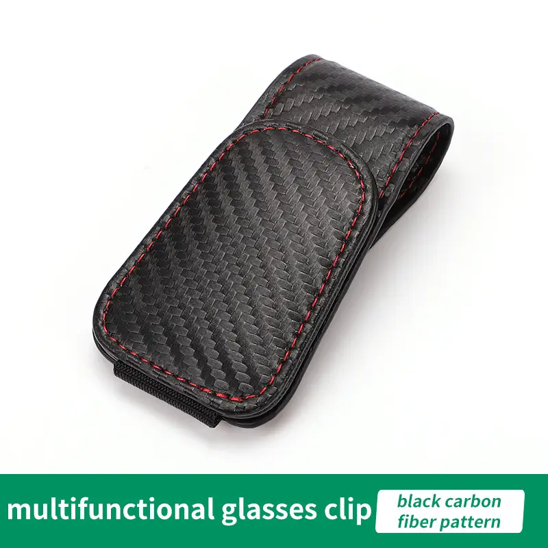 Multifunctional Glasses Clip Storage Mocha Brown