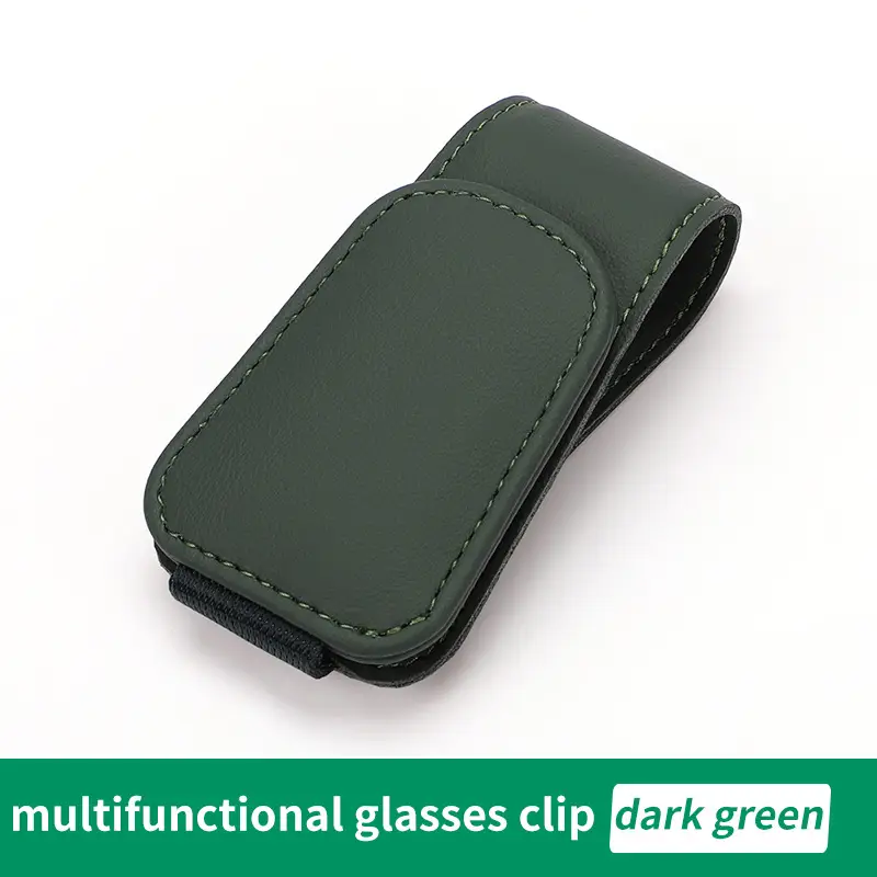 Multifunctional Glasses Clip Storage Mocha Brown
