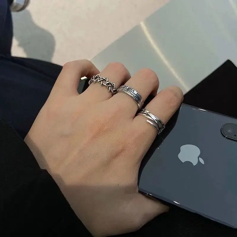 Adjustable Punk Ring for Men Washable Adjustable Ring — feature 16