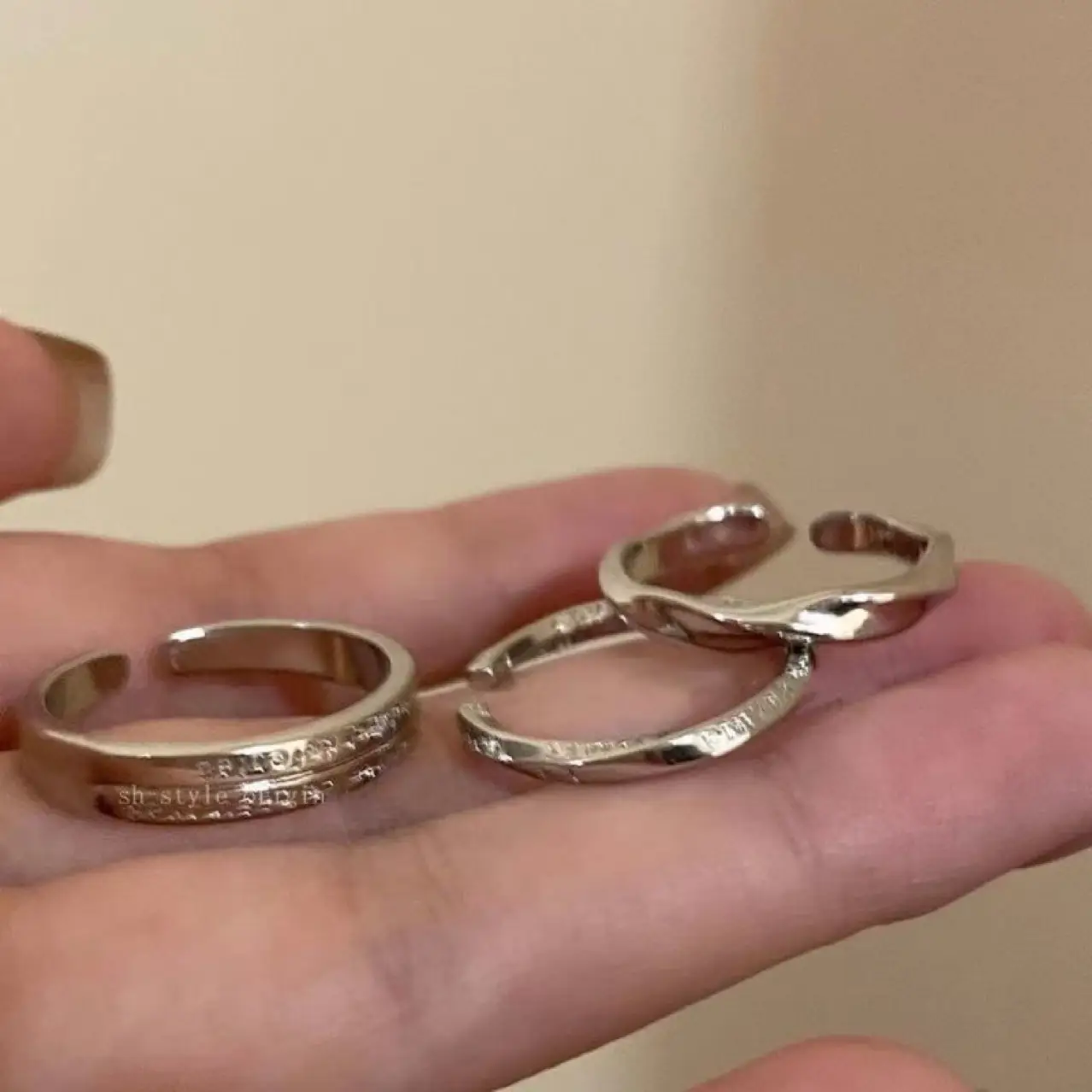 Adjustable Punk Ring for Men Washable Adjustable Ring - Image 28