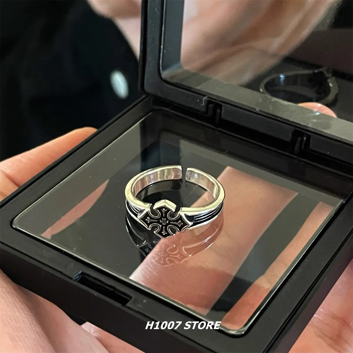 Adjustable Punk Ring for Men Washable Adjustable Ring - Image 50