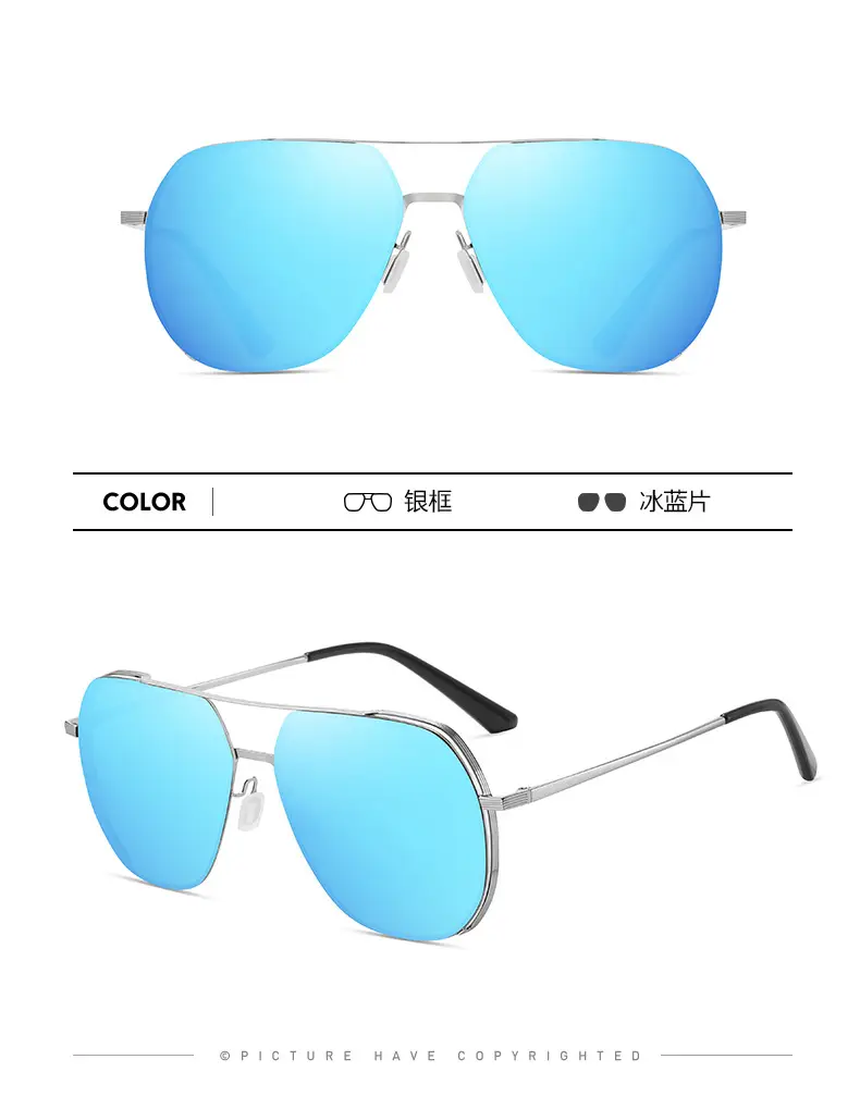 Men Polarized Sunglasses Blue Anti-UV 7021 — feature 14