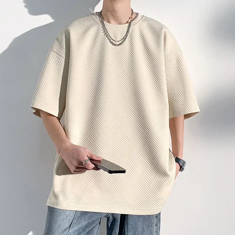Men 350g Heavy Weight T-Shirt Large Summer 2023 - Image 5