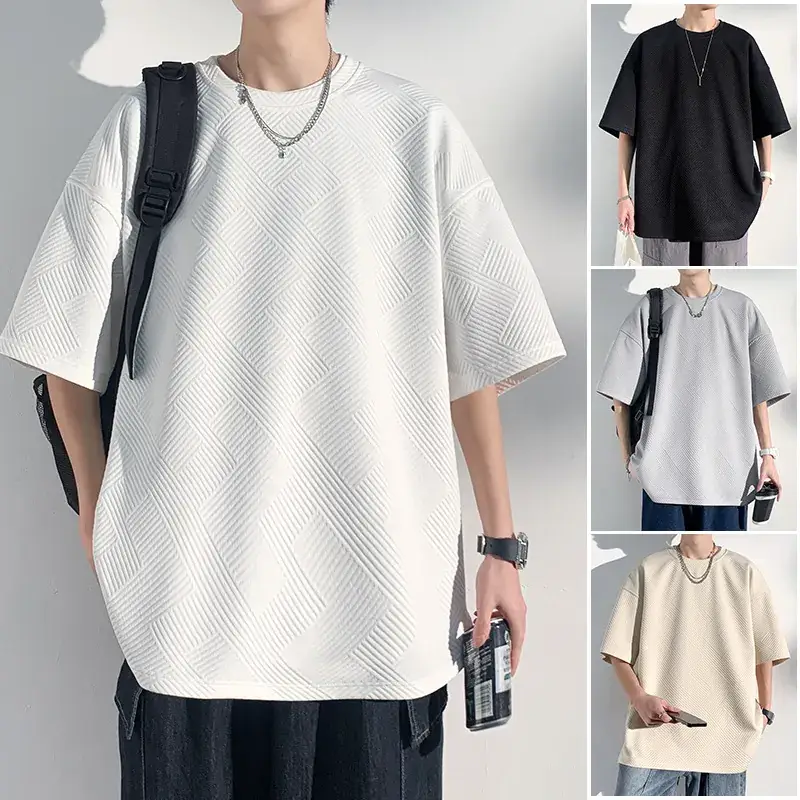 Men 350g Heavy Weight T-Shirt Large Summer 2023 - Image 6