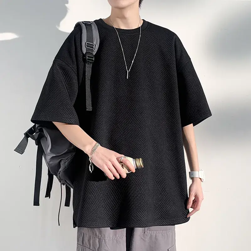 Men 350g Heavy Weight T-Shirt Large Summer 2023 - Image 7