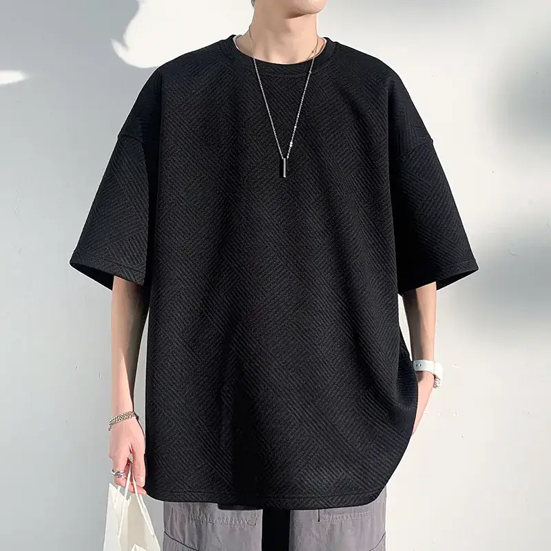 Men 350g Heavy Weight T-Shirt Large Summer 2023 - Image 2