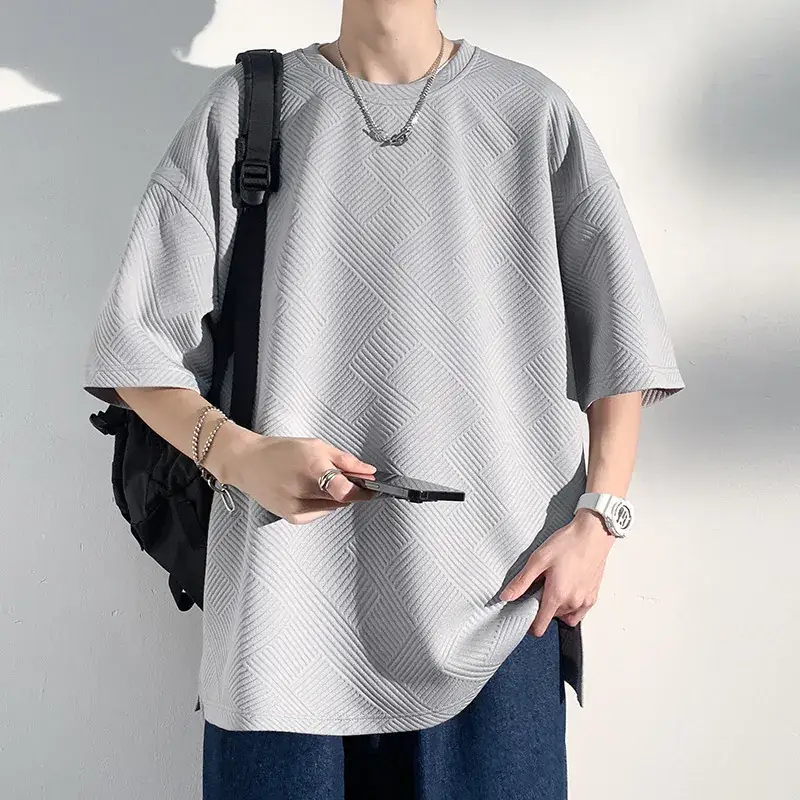Men 350g Heavy Weight T-Shirt Large Summer 2023 - Image 3
