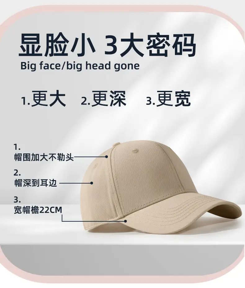 Blue 2024 Hard Top Baseball Cap for Women & Men — feature 5