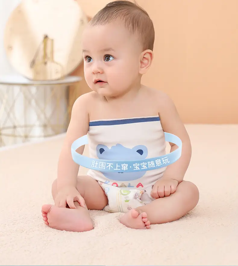Baby Belly Protector Elastic Unisex Cotton Newborn Umbilical Cord — feature 3
