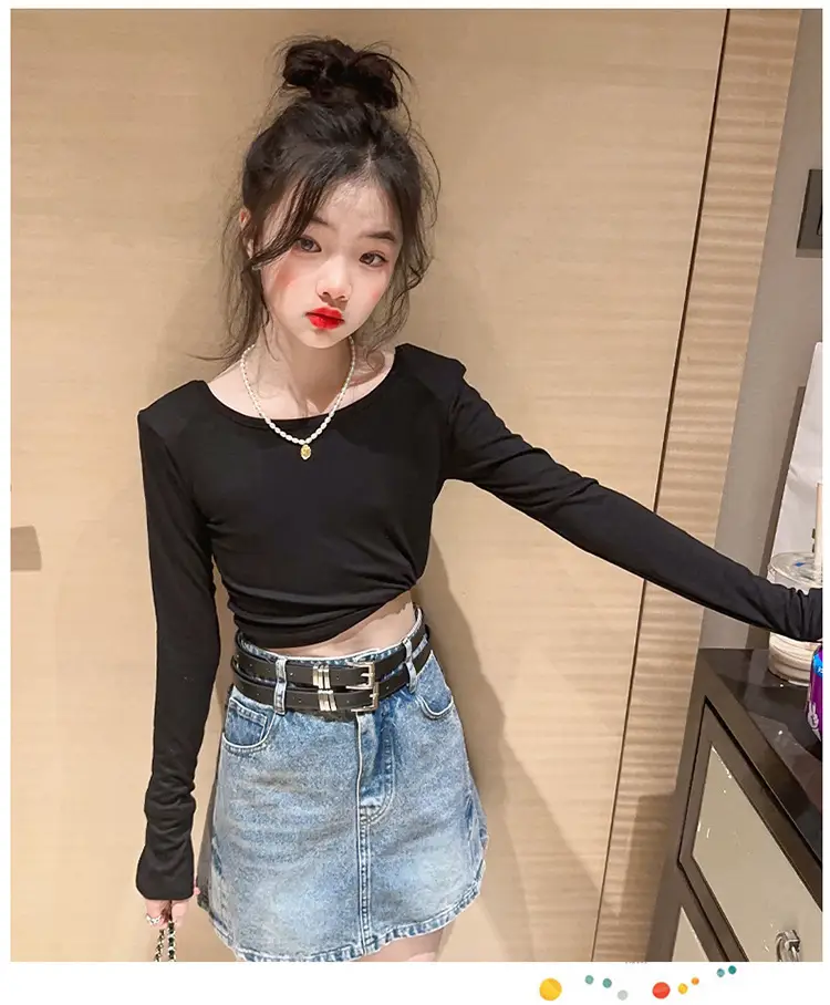 Girls Denim Skirt Set Spring Summer 2023 — feature 16