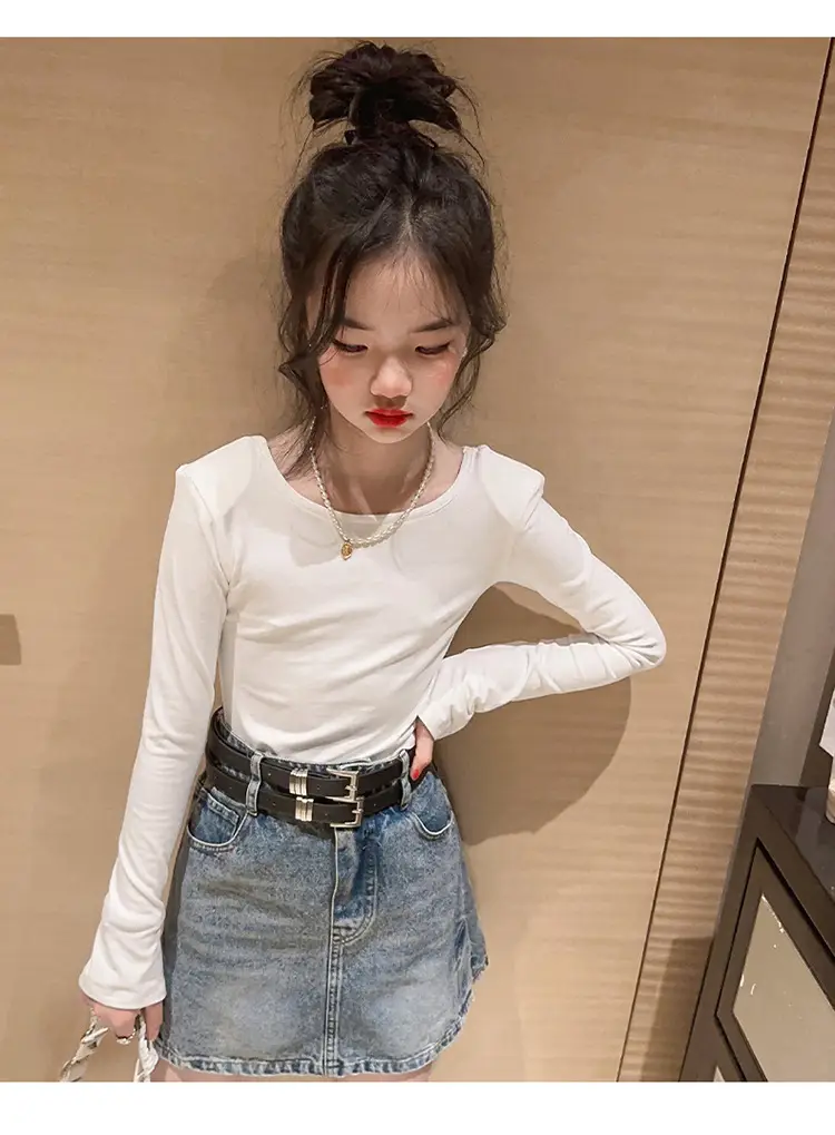 Girls Denim Skirt Set Spring Summer 2023 — feature 24