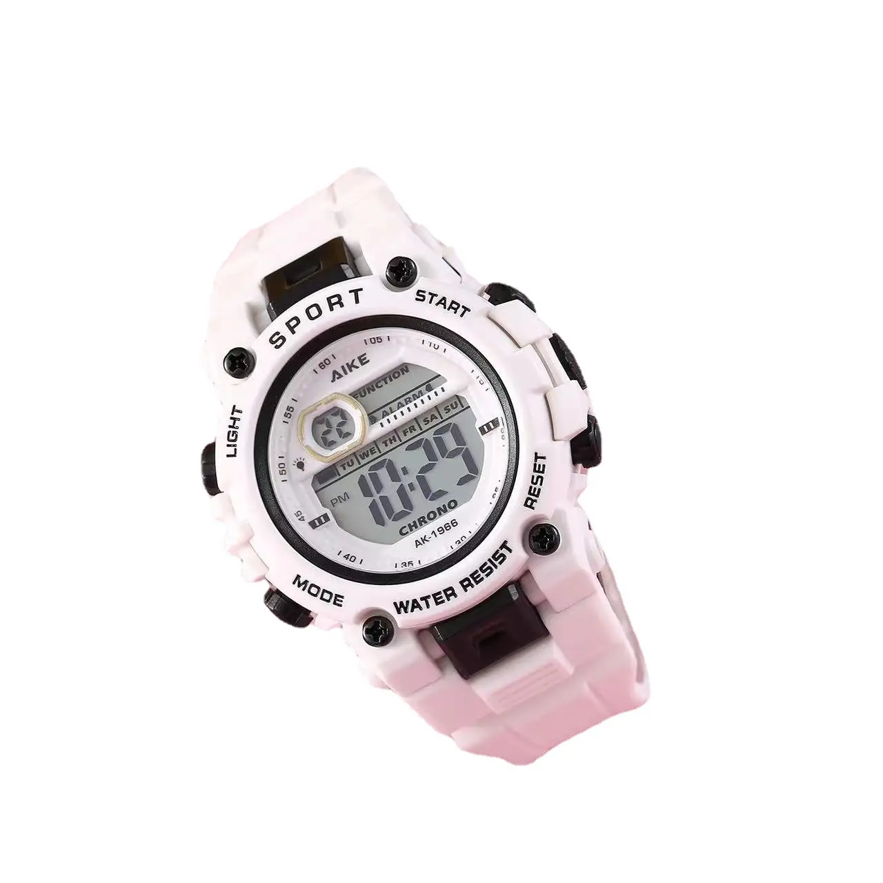 Pink Waterproof Sports Watch with Digital Display - Image 5