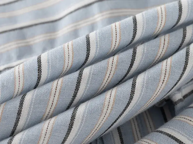 Kids Striped Short Sleeve Shirt Blue White 2023 — feature 11