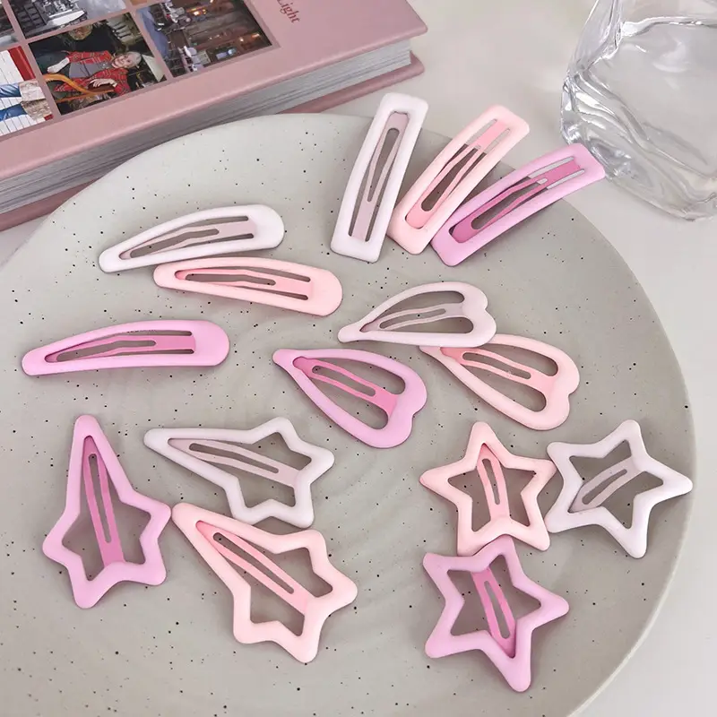 Pink Gradient Hairpin for Women & Girls
