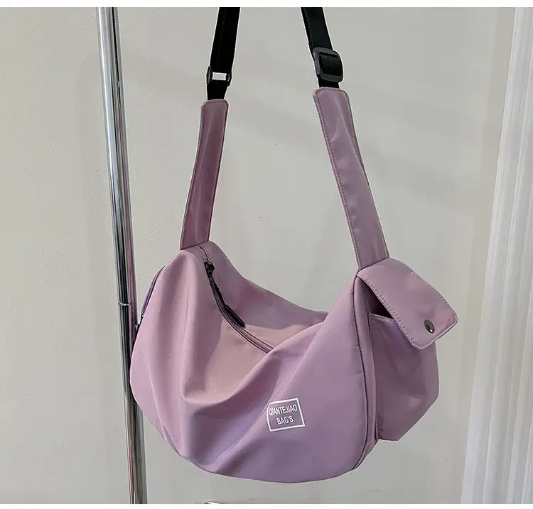 Women's Lightweight Sports Storage Bag Pink Lavender Black — feature 22