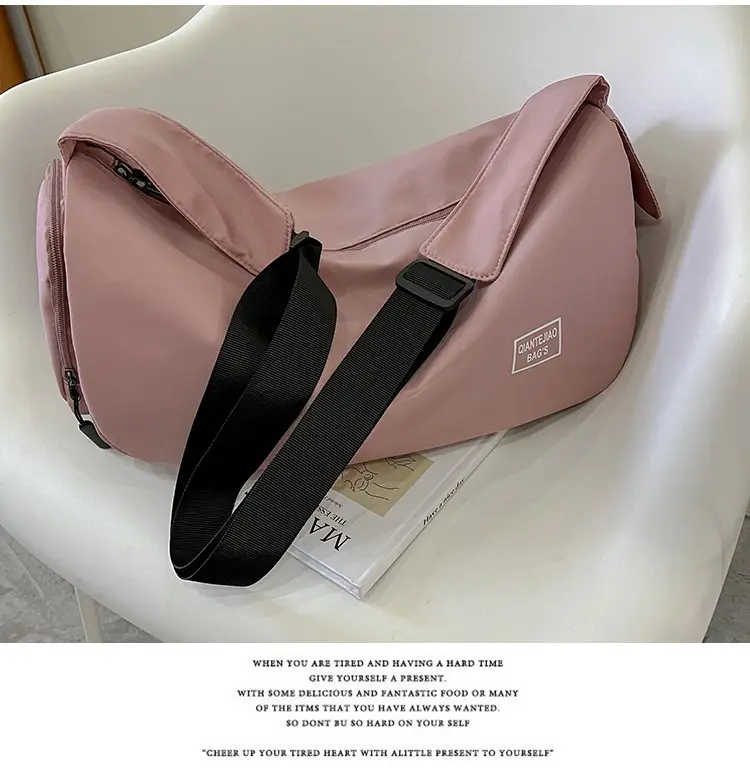 Women's Lightweight Sports Storage Bag Pink Lavender Black — feature 26