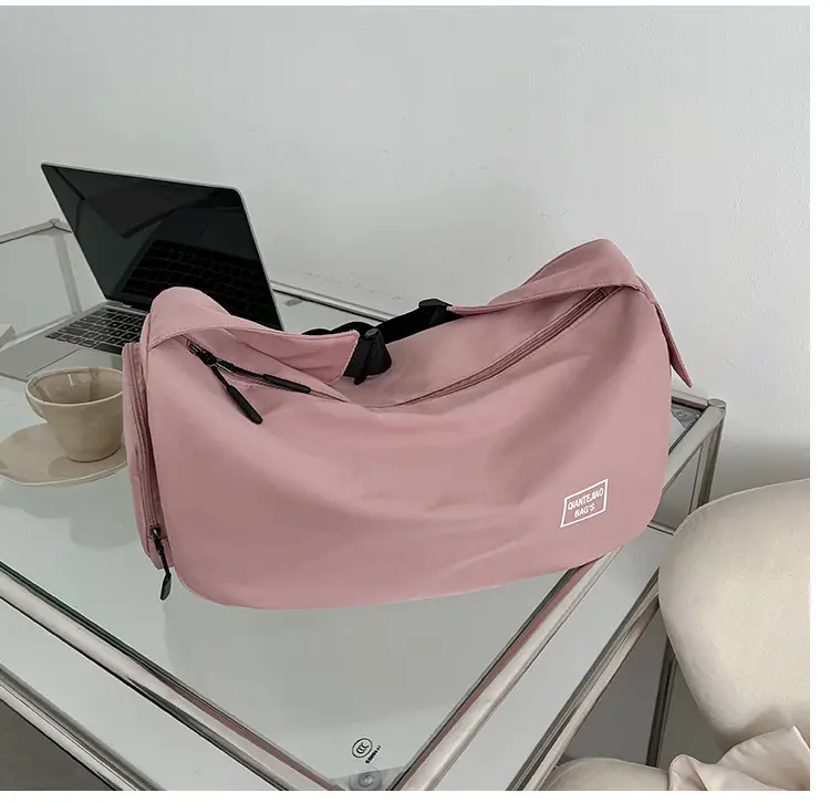 Women's Lightweight Sports Storage Bag Pink Lavender Black — feature 29