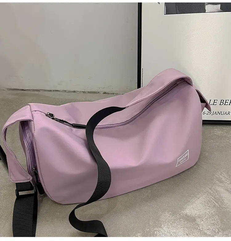 Women's Lightweight Sports Storage Bag Pink Lavender Black — feature 32