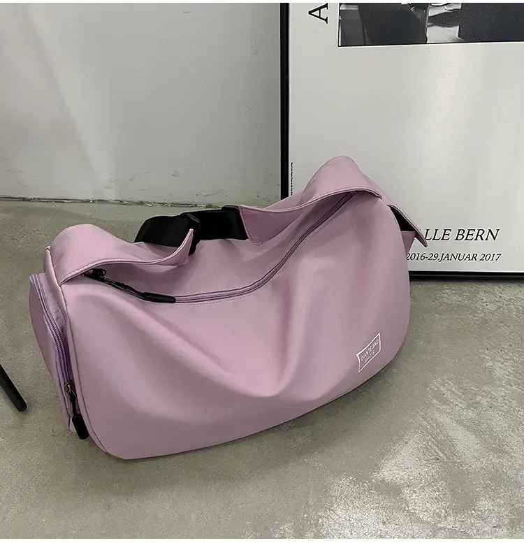 Women's Lightweight Sports Storage Bag Pink Lavender Black — feature 33