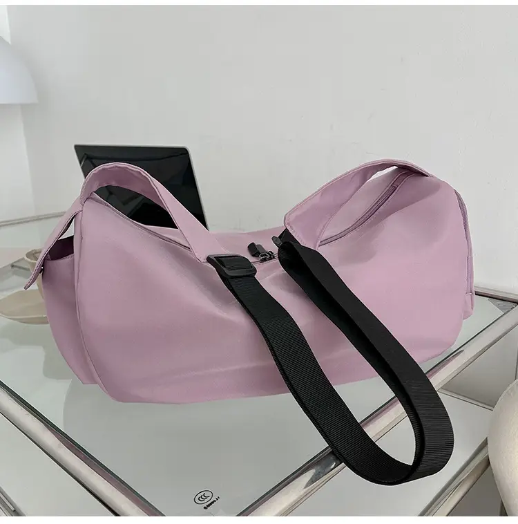 Women's Lightweight Sports Storage Bag Pink Lavender Black — feature 35
