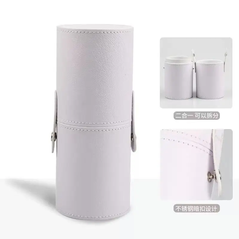 5-Piece Makeup Brush Set with Blush Brush & Storage Bag - Image 7