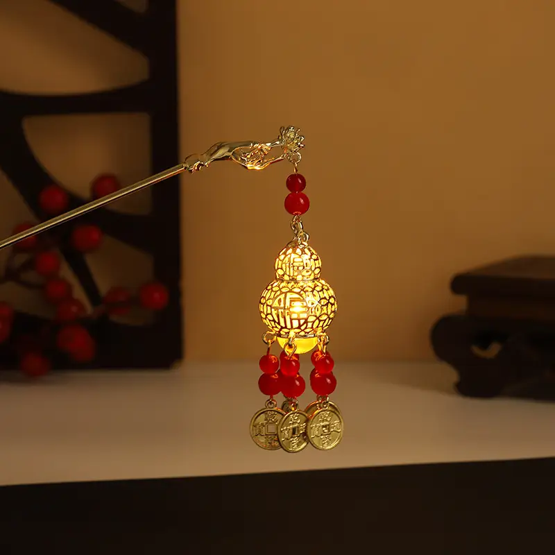 Luminous Antique Tassel Hairpin for Women
