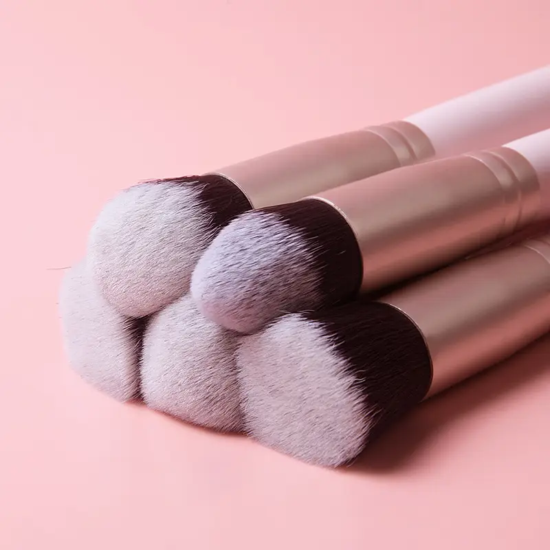 5-Piece Makeup Brush Set for Blending & Contouring