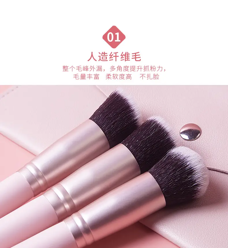 5-Piece Makeup Brush Set for Blending & Contouring — feature 3