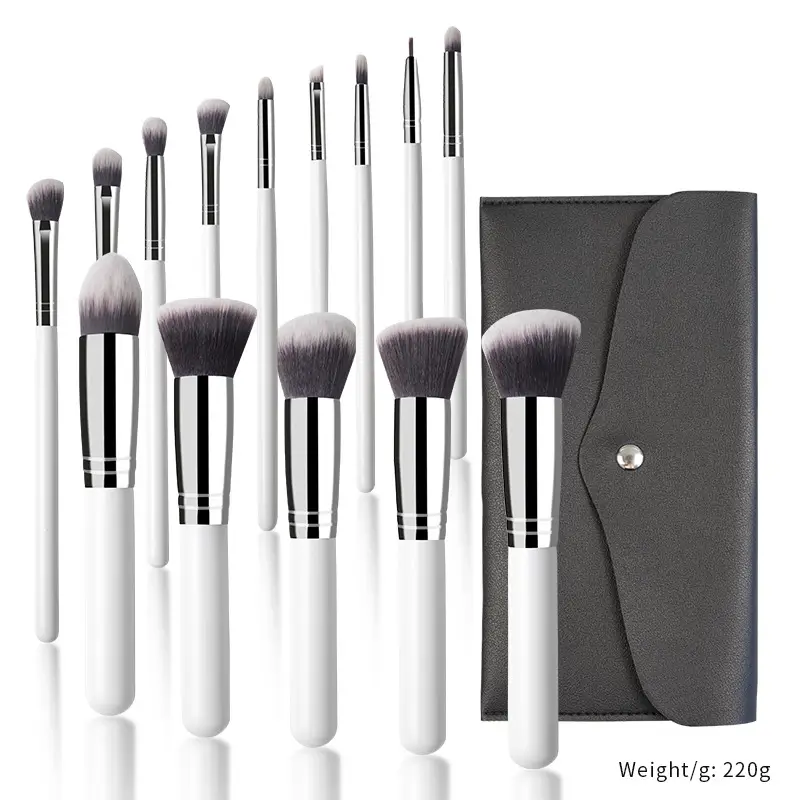 5-Piece Makeup Brush Set for Blending & Contouring