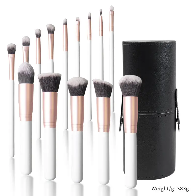 5-Piece Makeup Brush Set for Blending & Contouring