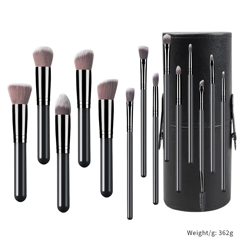 5-Piece Makeup Brush Set for Blending & Contouring