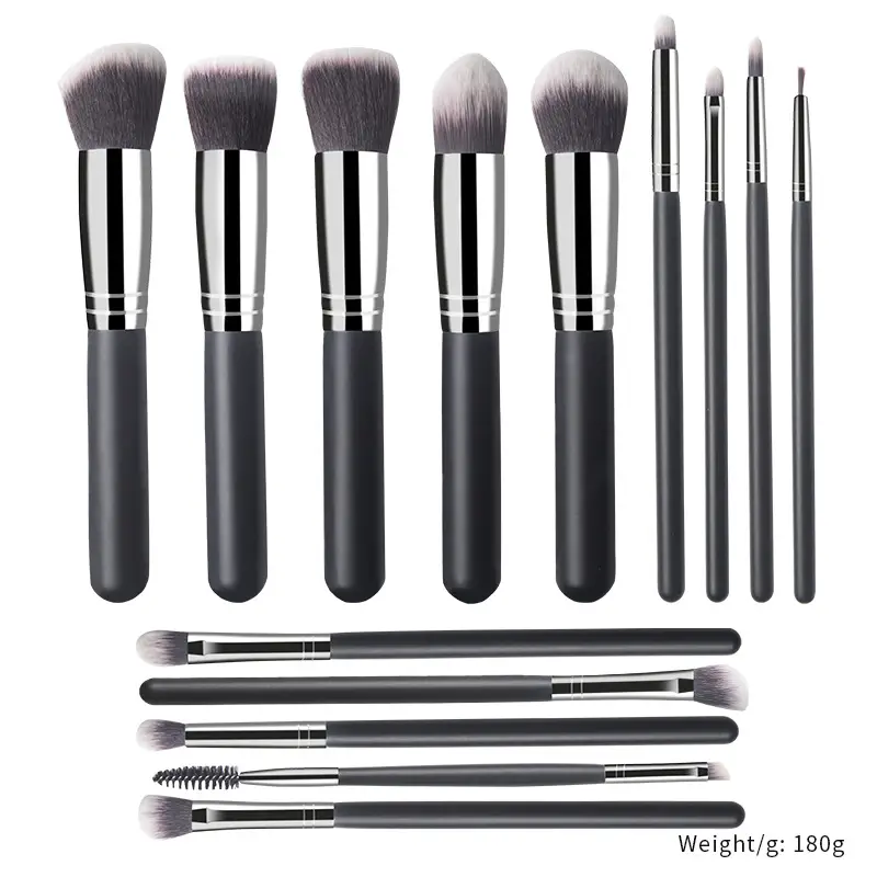 5-Piece Makeup Brush Set for Blending & Contouring