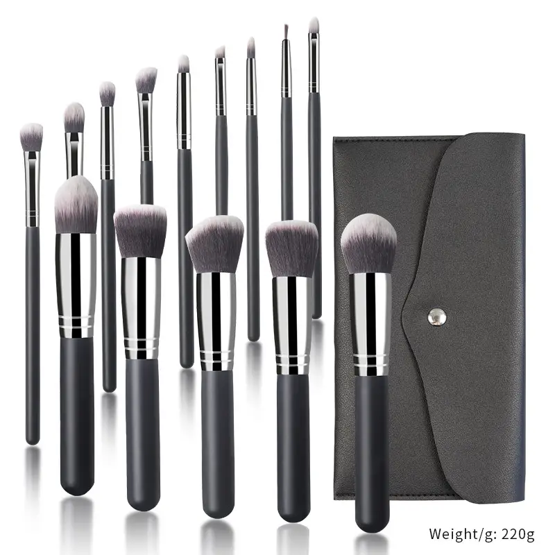 5-Piece Makeup Brush Set for Blending & Contouring