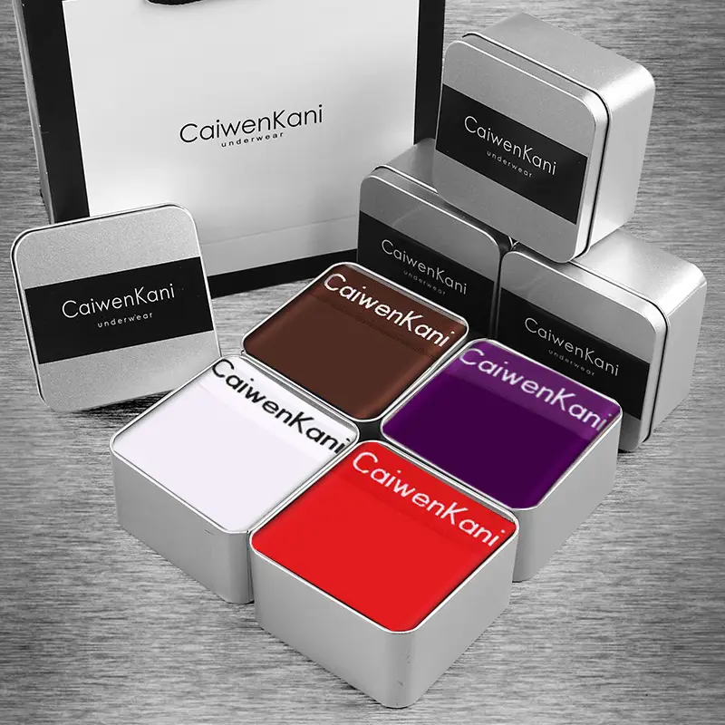 Horse mouth four gift box (Brown + purple + White + red)