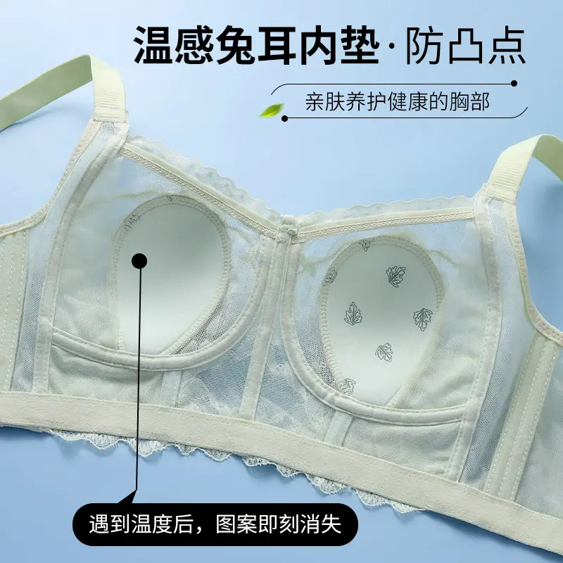 0.3cm Ultra-Thin Lace Underwear Women Without Steel Ring - Image 2