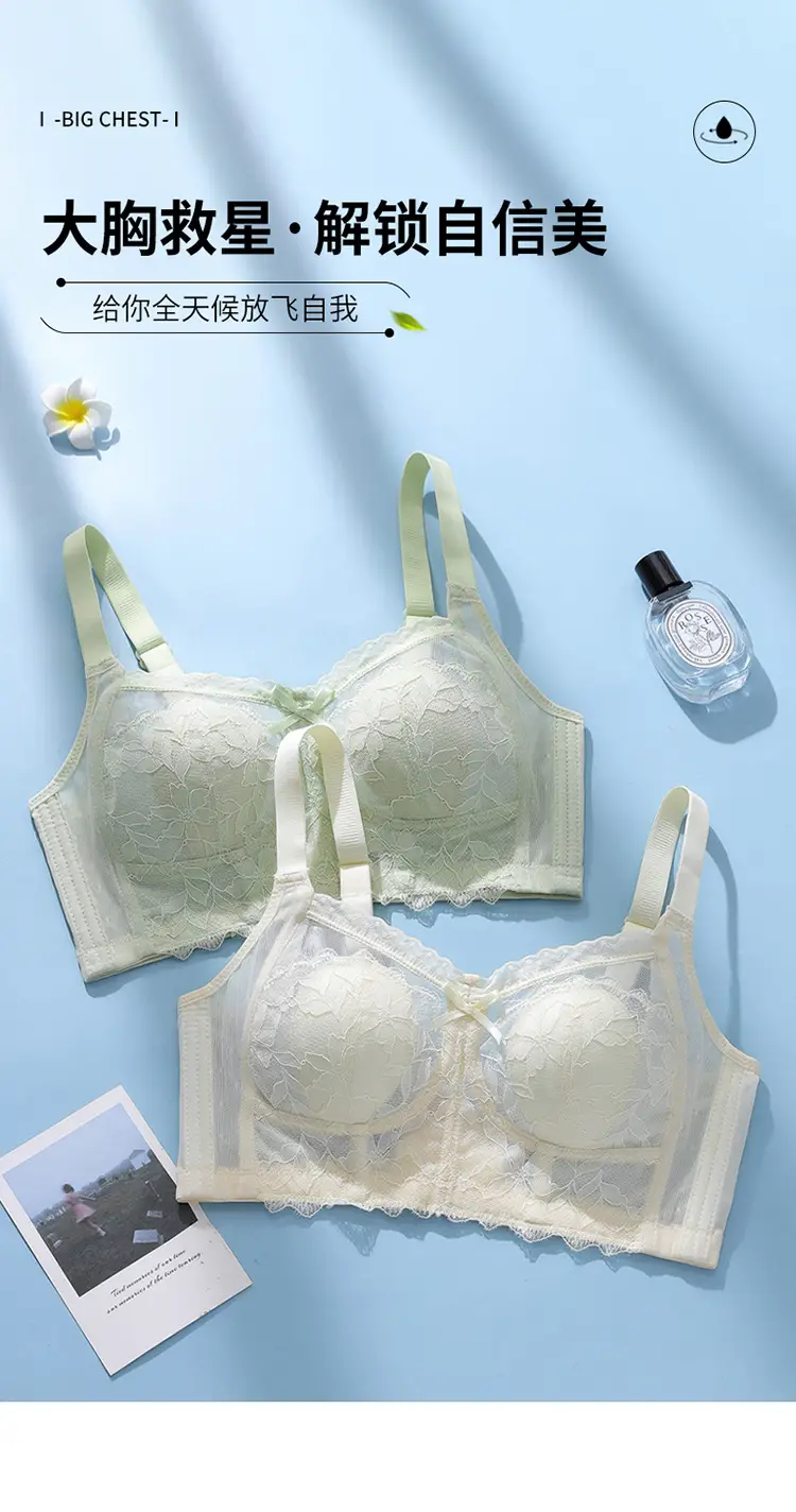 0.3cm Ultra-Thin Lace Underwear Women Without Steel Ring — feature 19