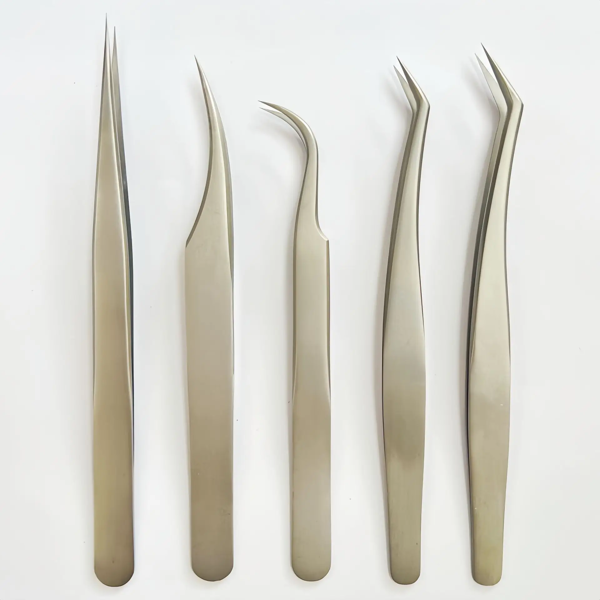Stainless Steel False Eyelash Tweezers 13.5cm - Image 10