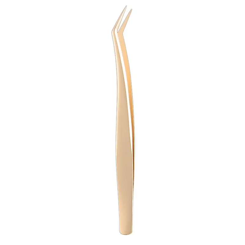 Stainless Steel False Eyelash Tweezers 13.5cm - Image 7
