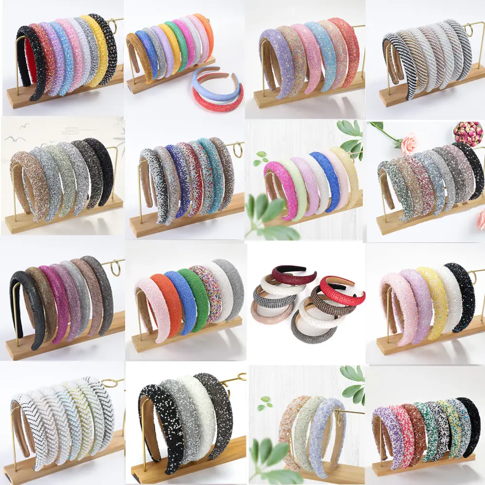 Shiny Rhinestone Headband for Women Men — feature 1