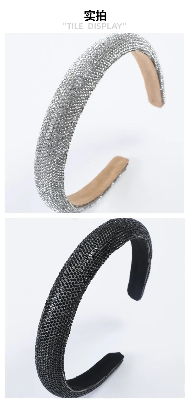 Shiny Rhinestone Headband for Women Men — feature 6